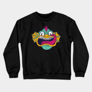 Lake monster is hungry Crewneck Sweatshirt